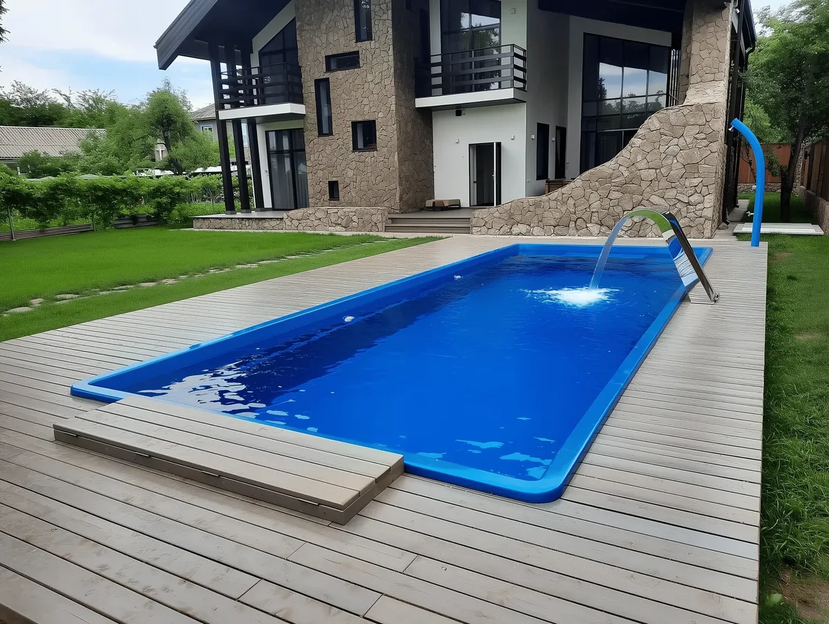 Композитный бассейн Laguna 9 — вид сверху в Вологде