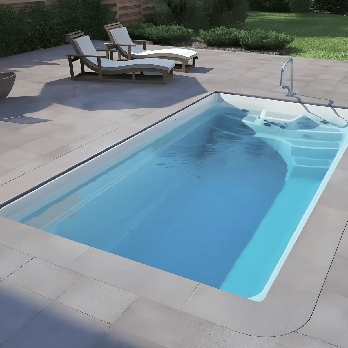 Композитный бассейн Laguna 5 — вид сверху в Вологде