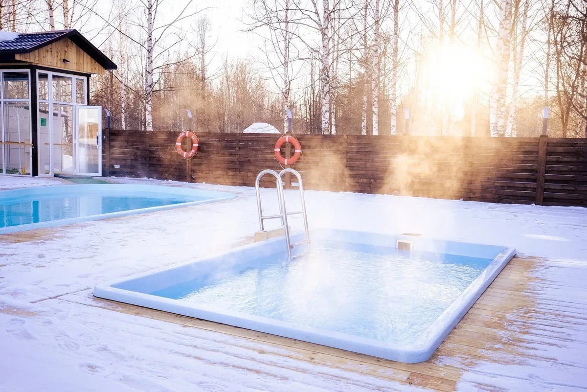 Композитный бассейн Laguna 4 — установка в Вологде