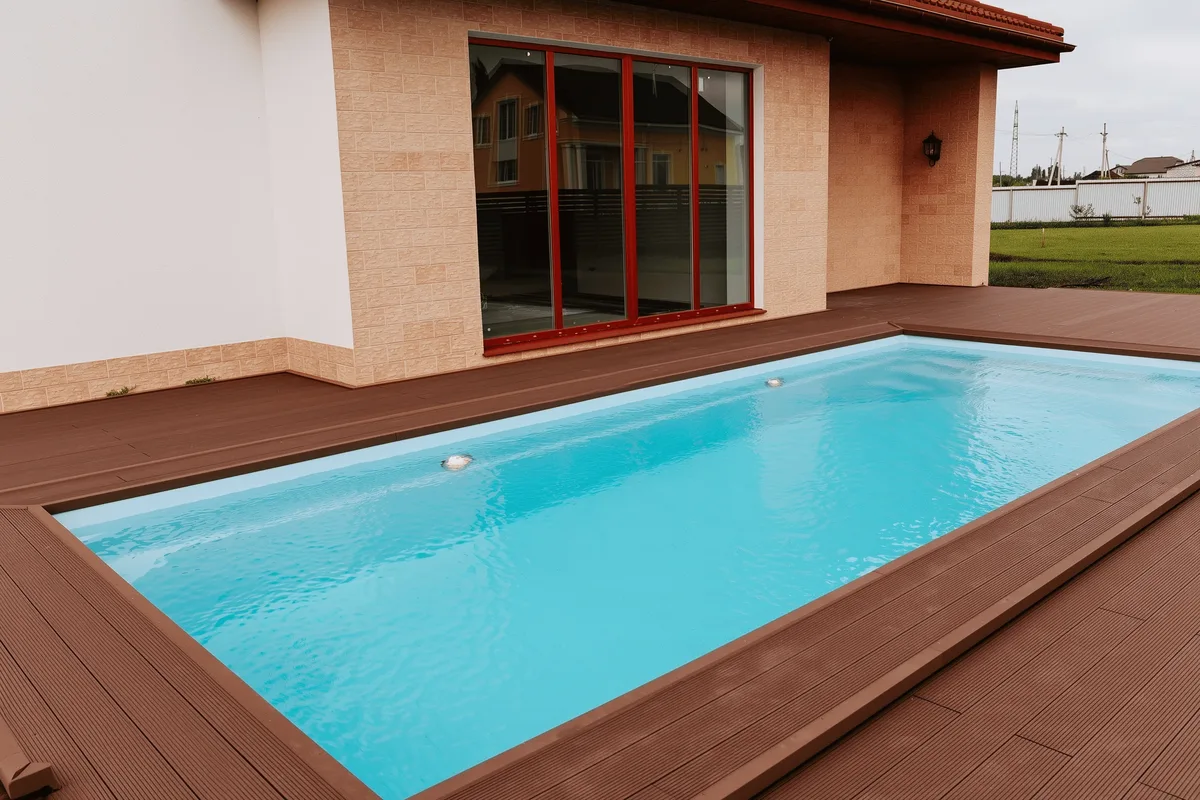 Композитный бассейн Laguna 8 — вид сверху в Вологде